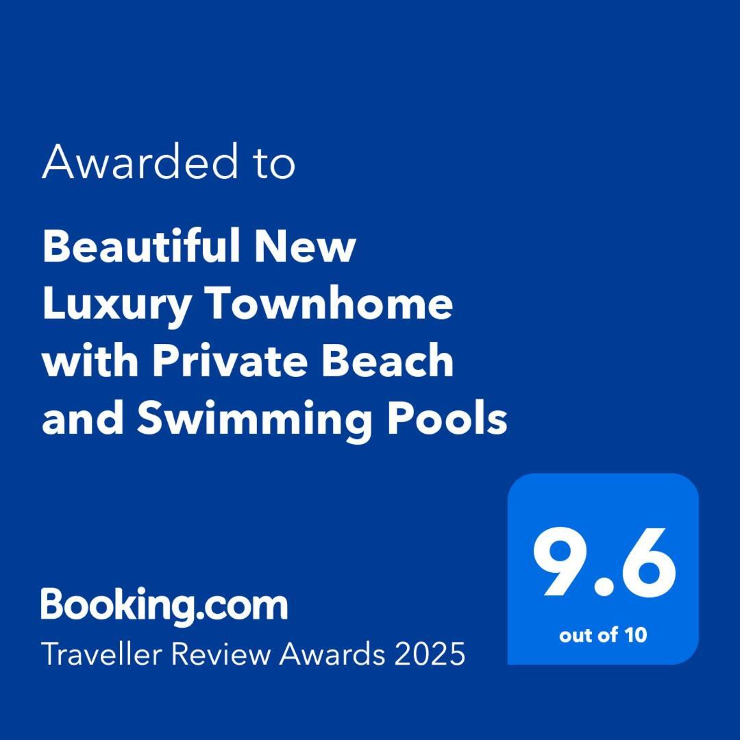 Beautiful New Luxury Townhome With Private Beach And Swimming Pools รัสกิน ภายนอก รูปภาพ